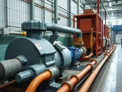 工場排水ポンプ設置