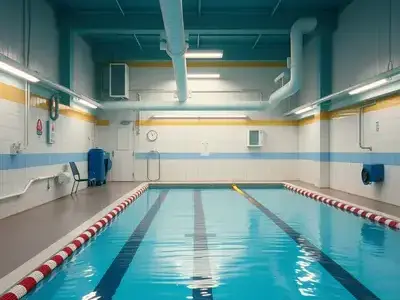 学校プールポンプ設置