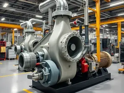 工場用大型ポンプ整備